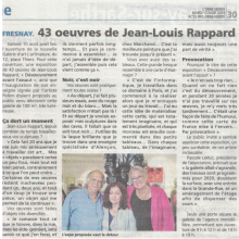 Fresnay : 43 œuvres de Jean-Louis Rappard de Orne Hebdo