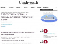 Exposition « Nomah » Fresnay-sur-Sarthe de Unidivers.fr