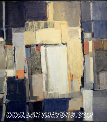 Falaise à Douvres - Peinture de André Schembri