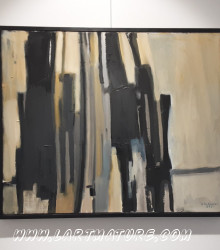 Promenade sur la plage - Peinture de André Schembri