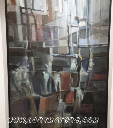 Recherches Fukushima - Peinture de André Schembri