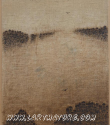 Paysage aux arbres-réminiscence VIII - Peinture de Christian RONCERAY 