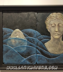 Peinture sur ardoise 3 de Rocio Mazuecos de Collectif d'artistes d'avril 2024 Peinture sur ardoise 3 de Rocio Mazuecos - Peinture de Collectif d'artistes d'avril 2024
