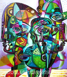 C'est par où la sortie - Dessin, Peinture de Eric Meyer