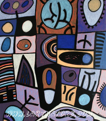 O.V.N.I. N°37 - Peinture de Joël Lorand