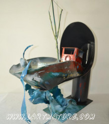Portsall - Sculpture de Mich Mao
