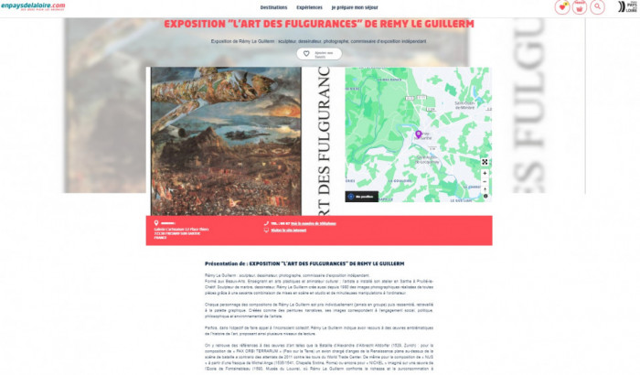 Exposition "l'art des fulgurances" de Rémy Le Guillerm Exposition "l'art des fulgurances" de Rémy Le Guillerm de EN PAYS DE LA LOIRE