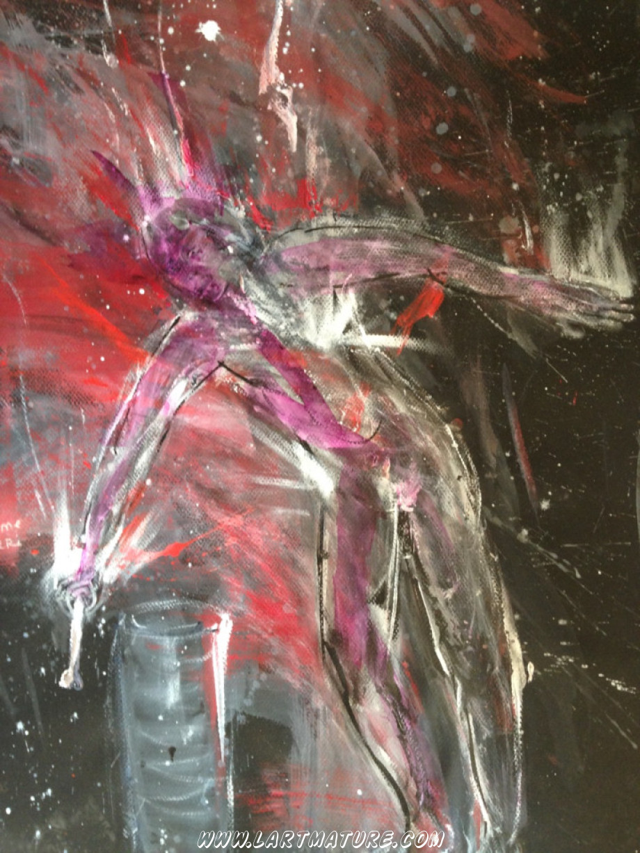 Homme guéri IV de Alexandre Yterce Homme guéri IV - Peinture de Alexandre Yterce