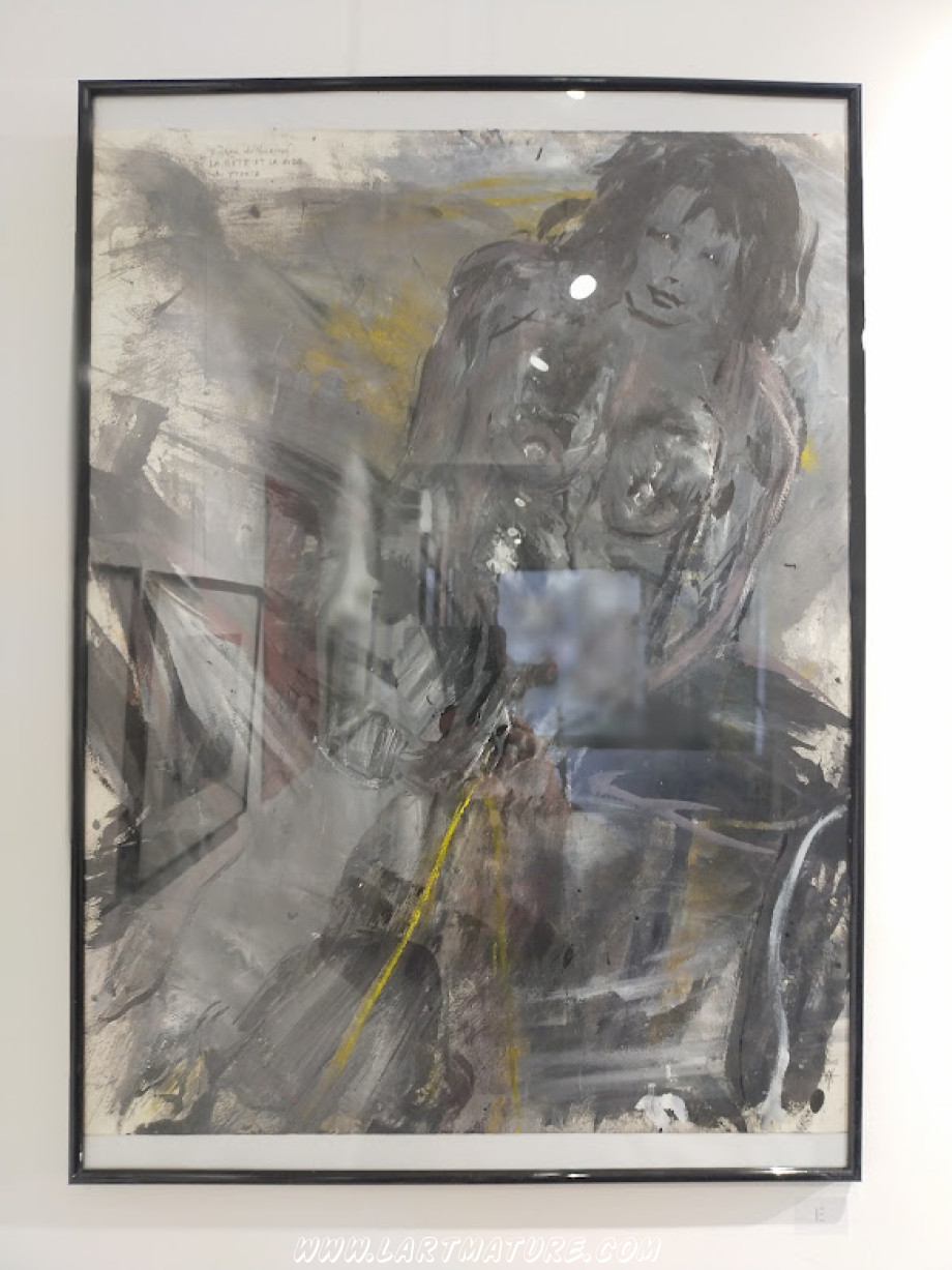 La bête et la pisse - Fièvre détournée - Dessin, Peinture de Alexandre Yterce