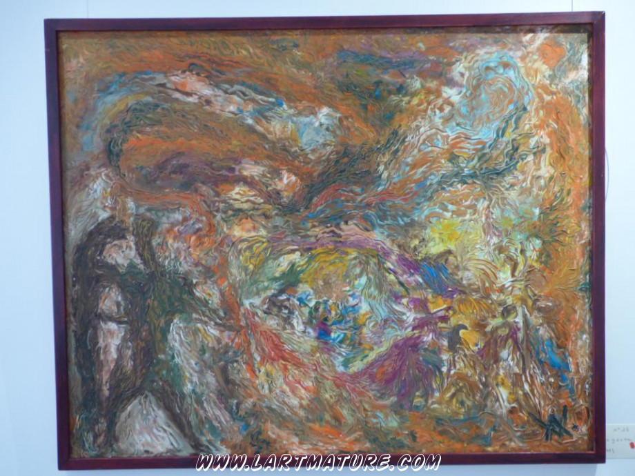 La grotte de André Voisin La grotte - Peinture de André Voisin
