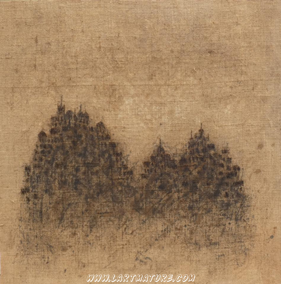 Cités endormies LXVIII - Peinture de Christian RONCERAY 
