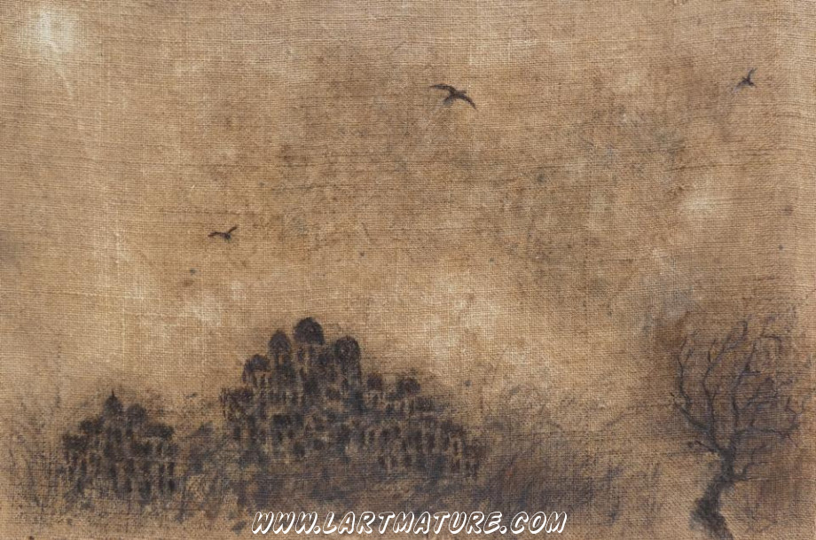 Par les chemins LXIV - Peinture de Christian RONCERAY 