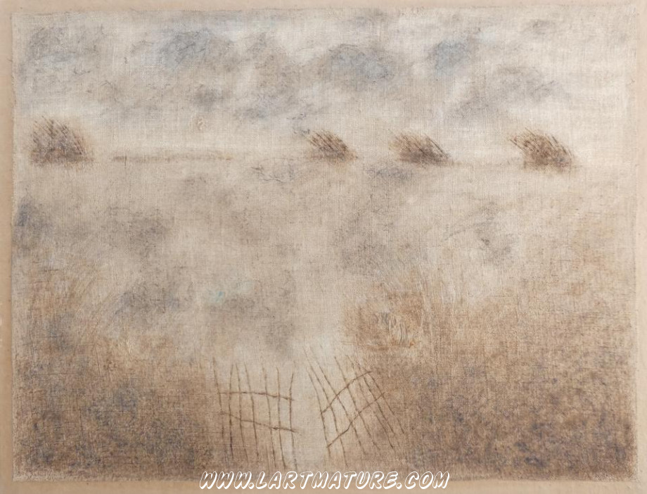 Paysage aux arbres-réminiscence XVI - Peinture de Christian RONCERAY 