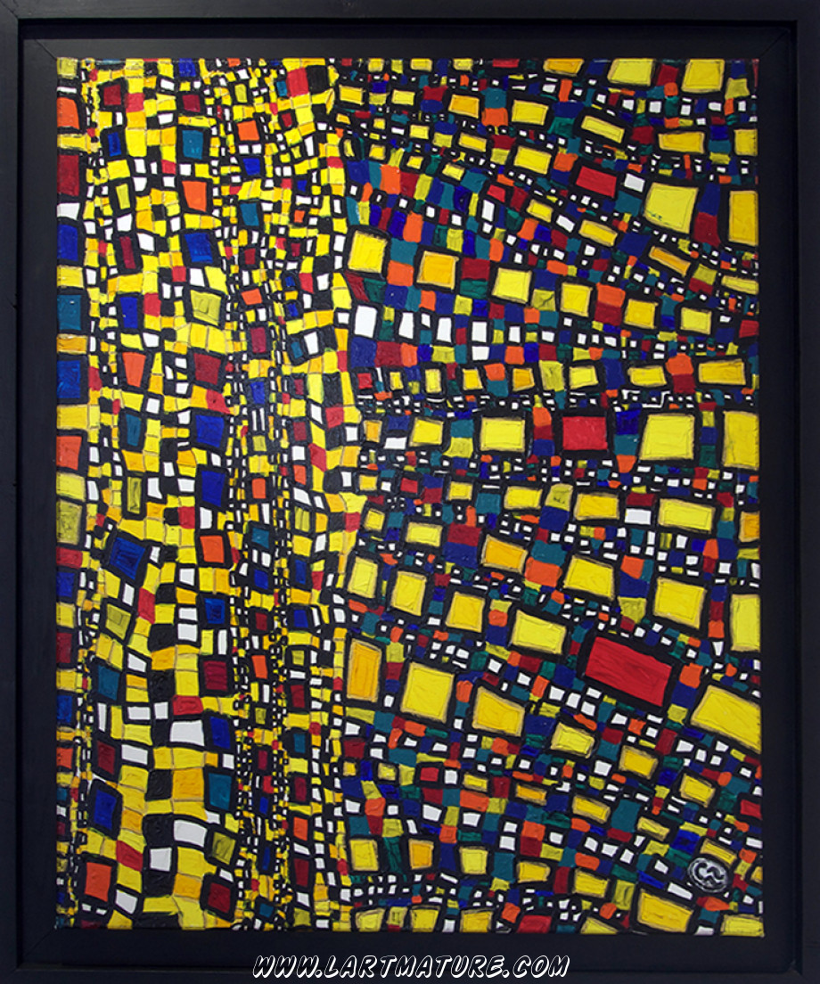 Sans titre 10 - Peinture de Claude Rivière