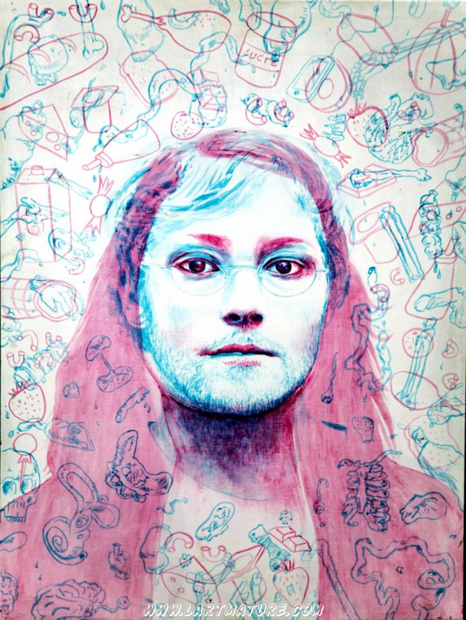 Fistonfille - Peinture de Fabrice Milleville