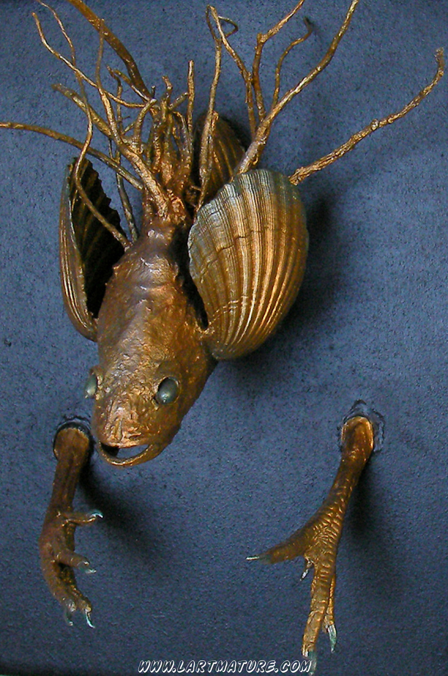 Poisson Doré 2 de Jean-Paul Minster Poisson Doré 2 - -Assemblage de Jean-Paul Minster