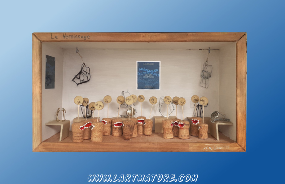Le vernissage - -Assemblage de Jill Culiner