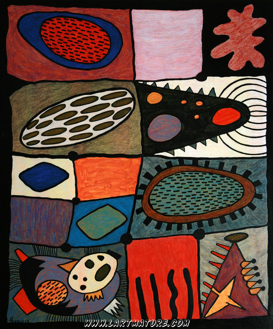 O.V.N.I. N°2 - Peinture de Joël Lorand