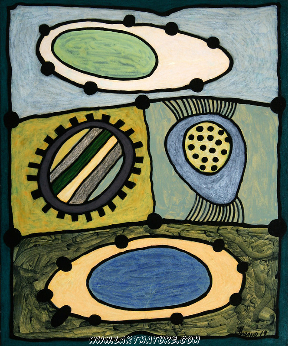 O.V.N.I. N°22 de Joël Lorand O.V.N.I. N°22 - Peinture de Joël Lorand