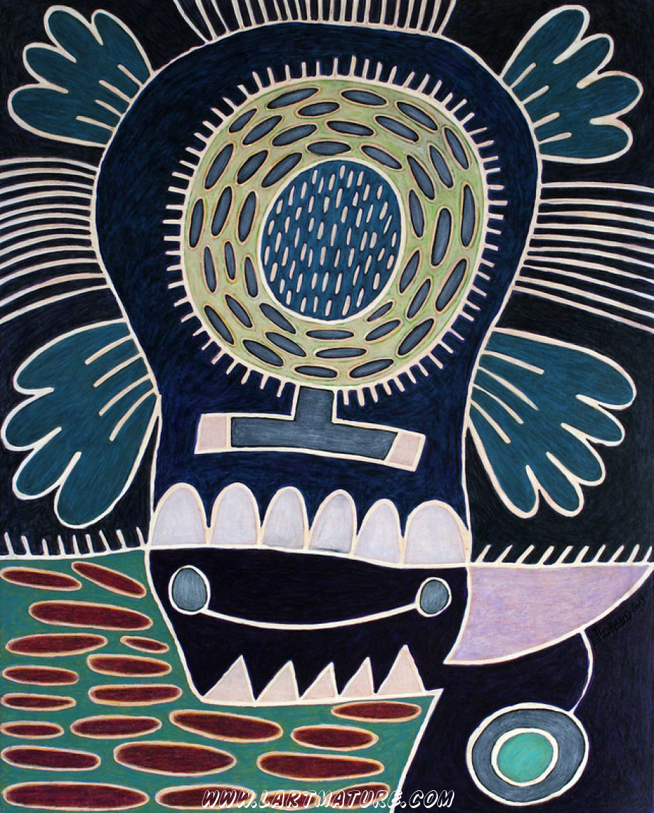 O.V.N.I. N°27 - Peinture de Joël Lorand