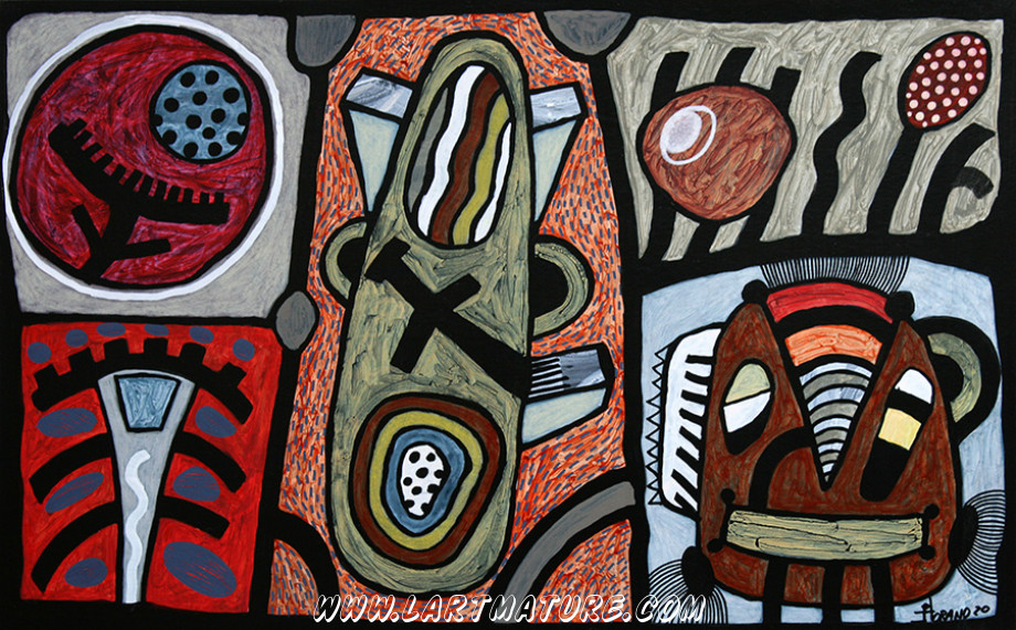 O.V.N.I. N°28 de Joël Lorand O.V.N.I. N°28 - Peinture de Joël Lorand