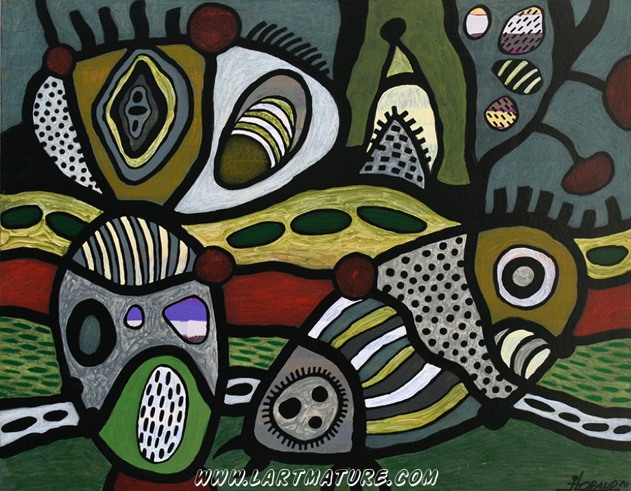 O.V.N.I. N°31 de Joël Lorand O.V.N.I. N°31 - Peinture de Joël Lorand