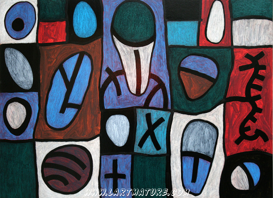 O.V.N.I. N°36 - Peinture de Joël Lorand
