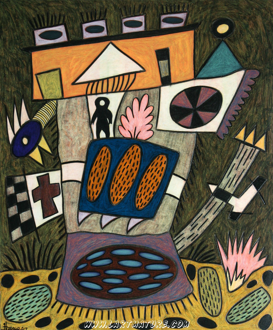 O.V.N.I. N°8 de Joël Lorand O.V.N.I. N°8 - Peinture de Joël Lorand