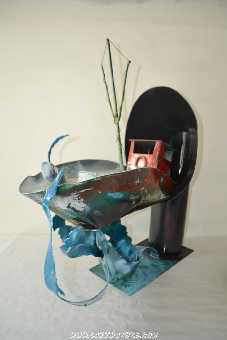 Portsall de Mich Mao Portsall - Sculpture de Mich Mao