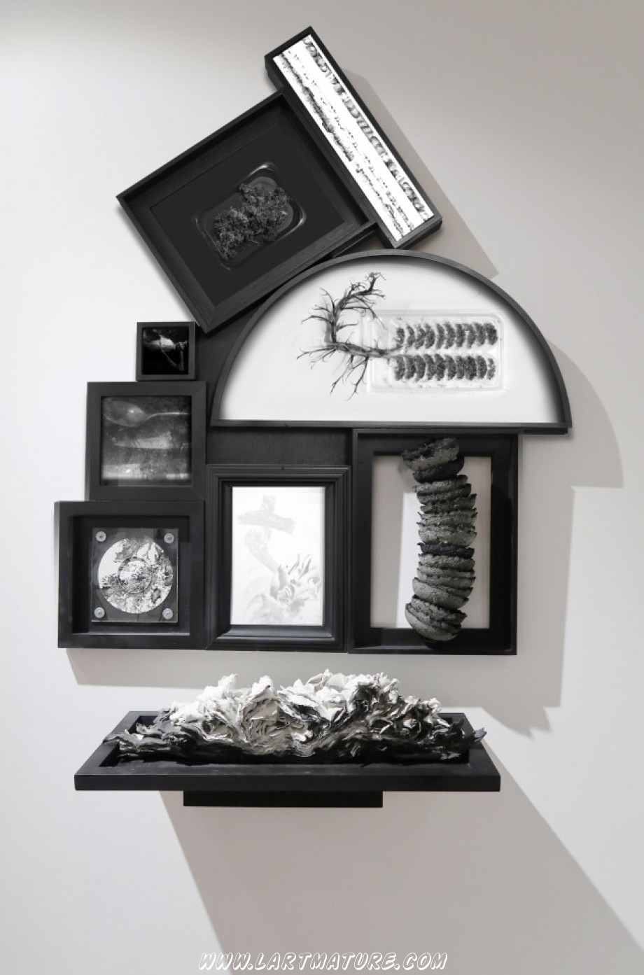 Échafaudage 10 de Niki Neuts Échafaudage 10 - Dessin, Peinture, Photographie, -Assemblage de Niki Neuts
