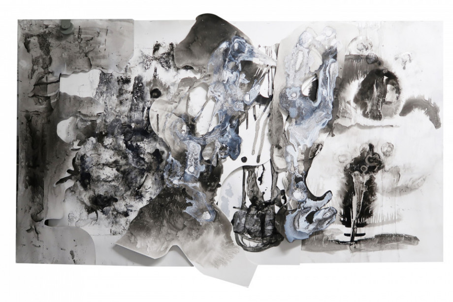 Échafaudage Contemplation 03 de Niki Neuts Échafaudage Contemplation 03 - Dessin, Peinture de Niki Neuts