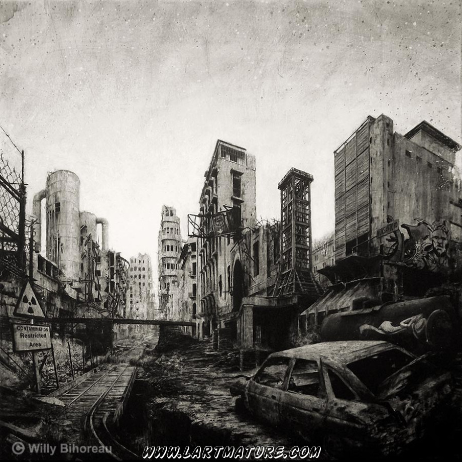 Monsanto Road de Willy Bihoreau Monsanto Road - Art numérique, Peinture, Photographie, --Collage numérique de Willy Bihoreau