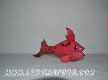 Petit Poisson sans Citron de Mich Mao Petit Poisson sans Citron - Sculpture de Mich Mao